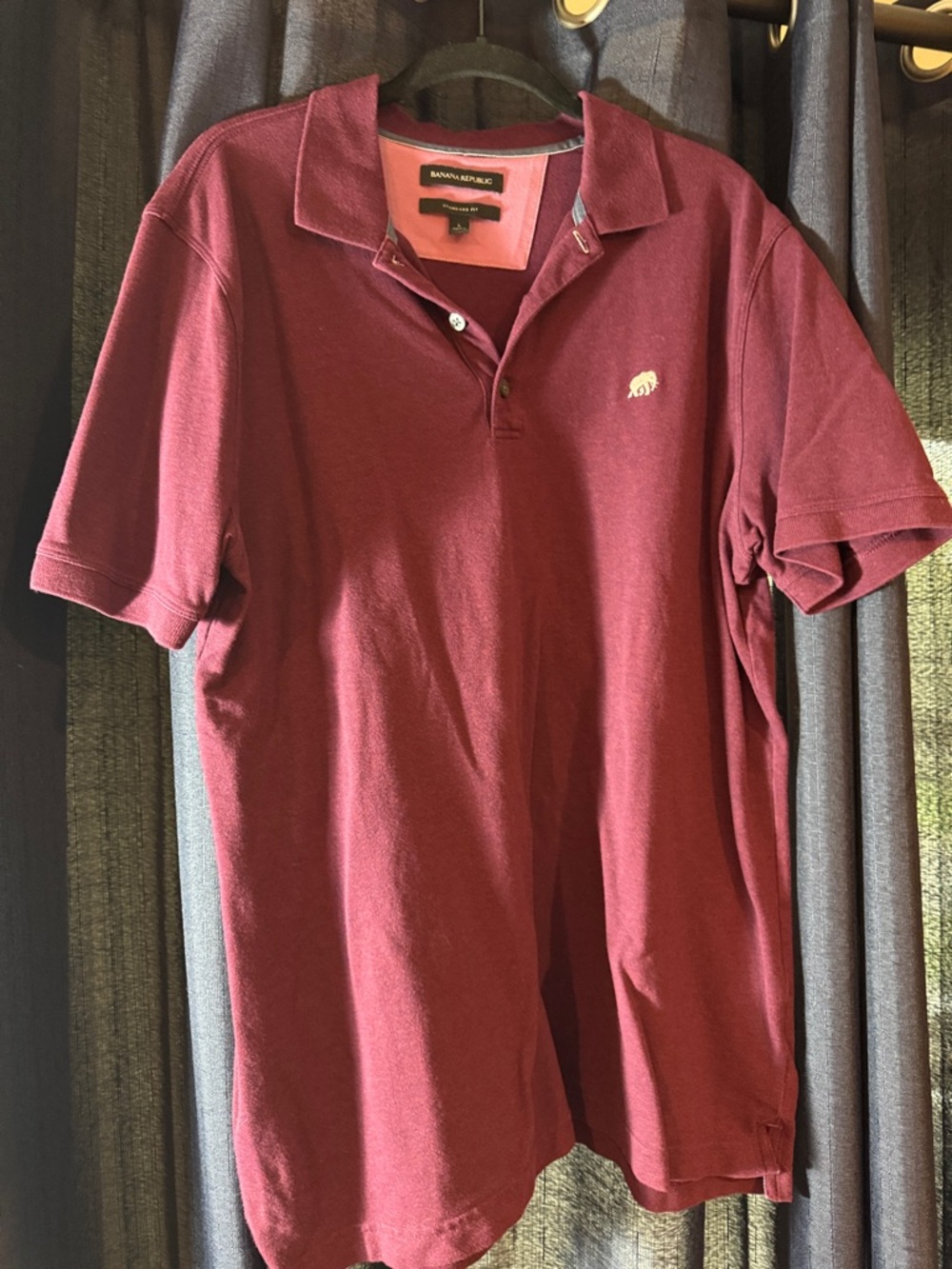 Banana Republic Men’s Maroon Polo Shirt